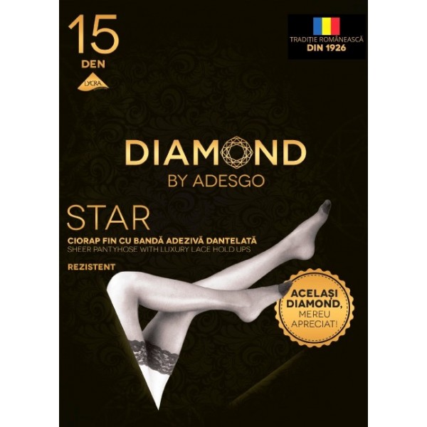Ciorapi cu banda adeziva Diamond Star